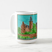 1729 A. de Haen Dutch Kasteel WESTERVELT ....  コーヒーマグカップ (正面左)