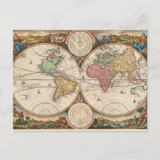 1730ストーペンダールの地図 ポストカード