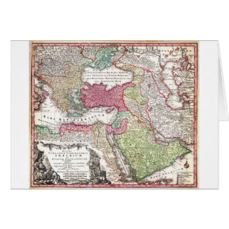 1730トルコ(オスマン帝国)ペルシのユダヤ人地図