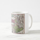 1730年トルコの聖人地図（オスマン帝国） コーヒーマグカップ (正面右)