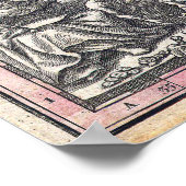 1730年トルコの聖人地図(オスマン帝国) ポスター (角)