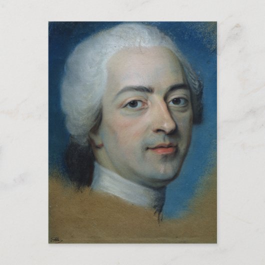 1730年以降のルイ15世のフランスとナバラの王 ポストカード (正面)