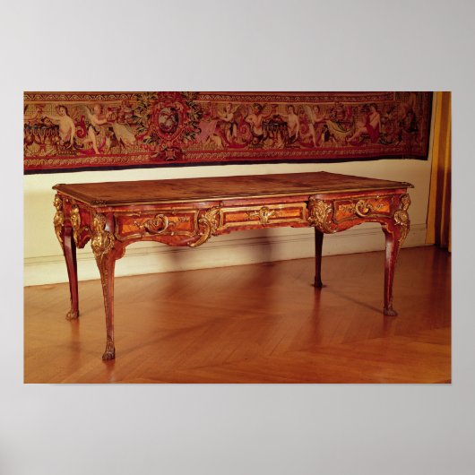 1730年、クレッセフランスのント、ビューロー・プラット ポスター (正面)