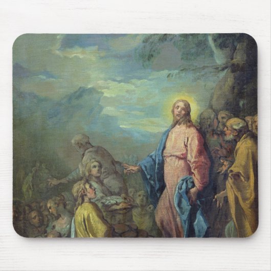 1733年の前の五千の食べ物を与えること、 マウスパッド (正面)