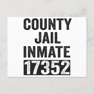 17352 国立刑務所の受刑者 面白いハロウィン ポストカード