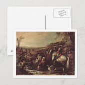 1737年の王家の竜騎兵（大井） ポストカード (正面/裏面)