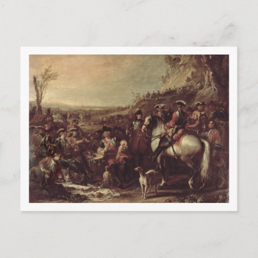 1737年の王家の竜騎兵（大井） ポストカード (正面)