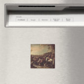 1737年の王家の竜騎兵（大井） マグネット (インサイチュ (食洗機))