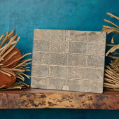 1739トゥルゴットビューとパリの地図フランス・ブレテズ フォトプラーク (側面)