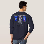 173rd空挺旅団の長袖のティー tシャツ (裏面フル)