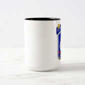 173rd空輸のベトナムのnam戦争はパッチを診察します ツートーンマグカップ (中央)