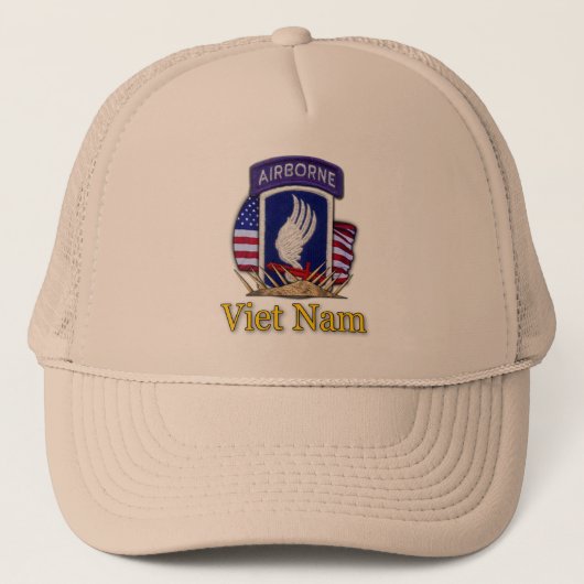 173rd空輸パッチの退役軍人のベトナムイラクの獣医の帽子 キャップ (正面)