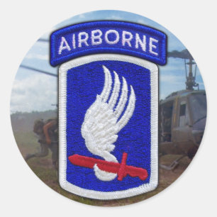 173rd ABNの空挺旅団の退役軍人の獣医LRRP ラウンドシール