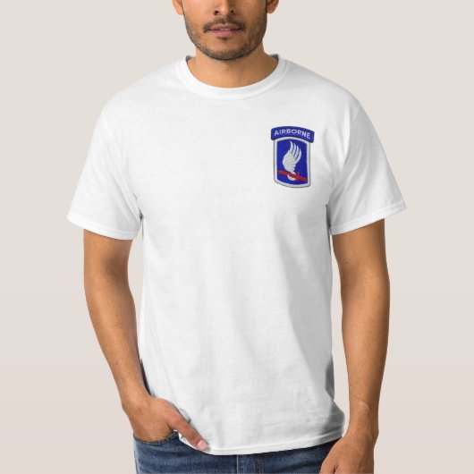 173rd ABNのBDEの空挺旅団の退役軍人パッチ Tシャツ (正面)