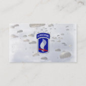 173rd ABNのBDEの空輸の空の兵士の退役軍人の獣医 名刺 (裏面)