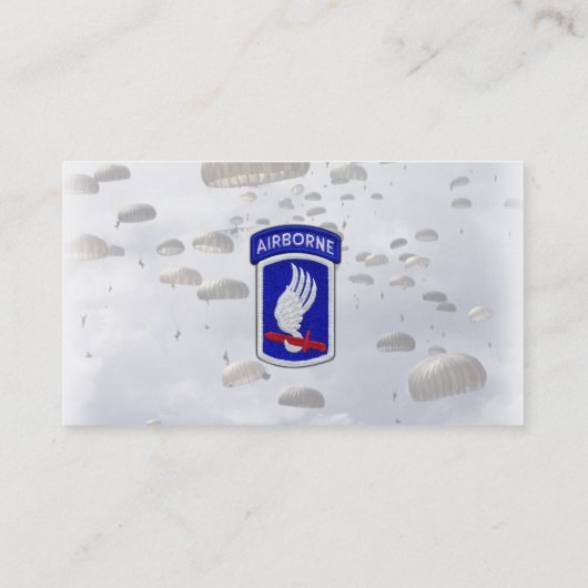 173rd ABNのBDEの空輸の空の兵士の退役軍人の獣医 名刺 (裏面)