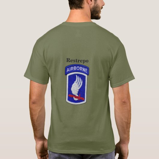173rd ABN BGEの空挺旅団の退役軍人の獣医 Tシャツ (裏面)