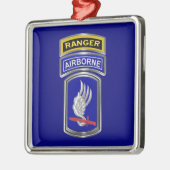 173rd Airborne Brigade Ranger Christmas メタルオーナメント (左)