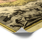 1743西アフリカマップ ポスター (角)