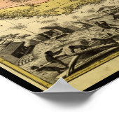 1743 West Africa Map ポスター (角)