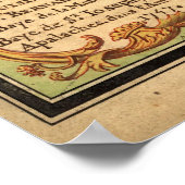 1747ルイジアナ領土湾岸地図 ポスター (角)