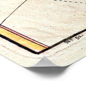 1747北アメリカと南アメリカのボーエンの地図 ポスター (角)