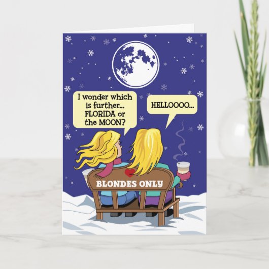 #175どんな場合でも、フロリダ。月 カード (正面)