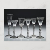 1750-60エアツイストグラス ポストカード (正面)