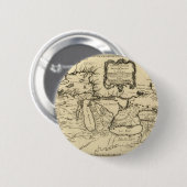 1755の五大湖およびフランス/カナダの新しい地図 缶バッジ (正面&裏面)