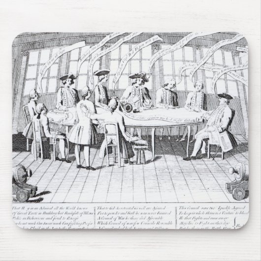 1756年に戦争の議会 マウスパッド (正面)