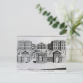 1756年のファウンドリング病院の眺め ポストカード (スタンド正面)