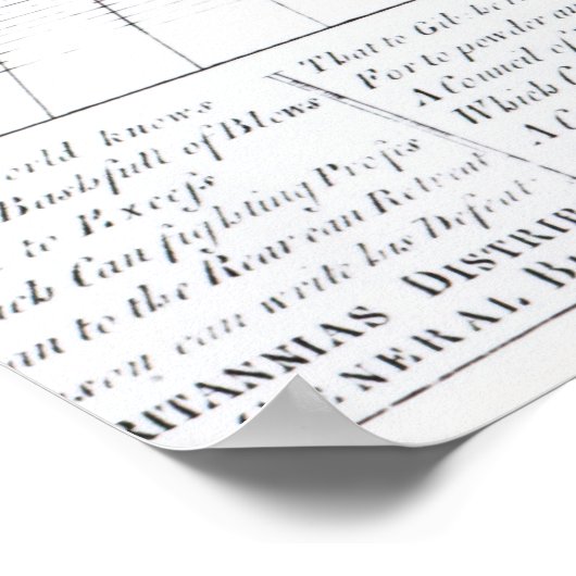 1756年の軍議 ポスター (角)