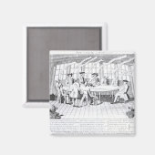 1756年の軍議 マグネット (正面/裏面)