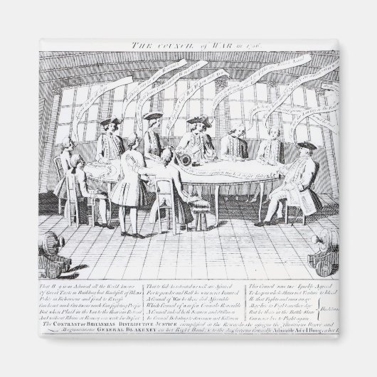 1756年の軍議 マグネット (正面)