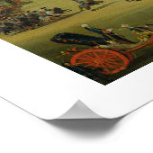 1756年アランジス宮殿(キャンバス油) ポスター (角)