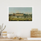 1756年アランジス宮殿(キャンバス油) ポスター (キッチン)