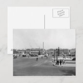 1757年に設計されたPlace de la Concorde ポストカード (正面/裏面)