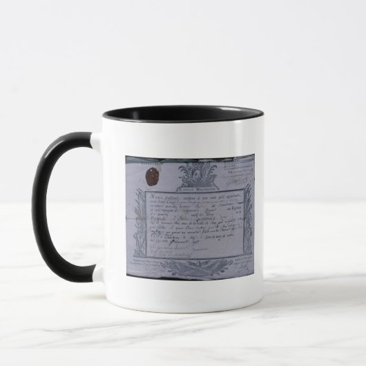1757年ロスバッハの戦いを可能に マグカップ (左)