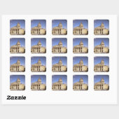 1757-90年に建てられたファサードのビュー スクエアシール (シート)