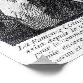 1759年にカッシーニIIIによって観測されたハレー彗星 ポスター (角)