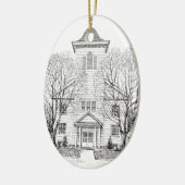 175th記念日のクリスマスのオーナメント セラミックオーナメント (左)