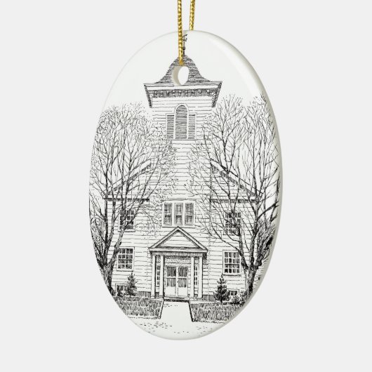 175th記念日のクリスマスのオーナメント セラミックオーナメント (左)