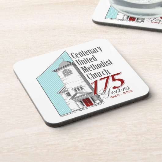 175th記念日のコースター コースター (左側)