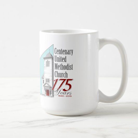 175th記念日のマグ コーヒーマグカップ (右)