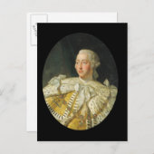 1760年以降のジョージ3世の王のポートレート ポストカード (正面/裏面)