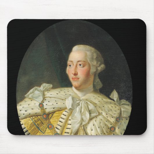 1760年後の王ジョージ三世のポートレート マウスパッド (正面)
