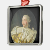 1760年後の王ジョージ三世のポートレート メタルオーナメント (左)