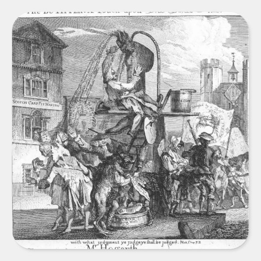 1762年の時代のTouch、舞踏家 スクエアシール (正面)