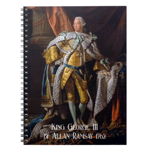 1762年アラン・ラムゼイによるジョージ3世 ノートブック (正面)