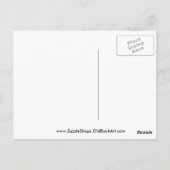 1763北米の地図 ポストカード (裏面)